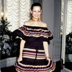 Christian Dior Spring 1977 Striped Dress